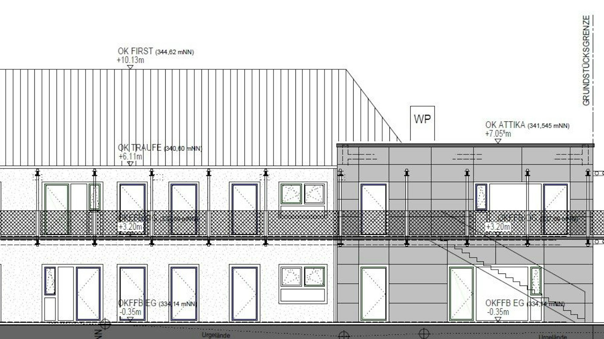 Zeichnung des Neubaus der Kita Gemünd im alten Kino.