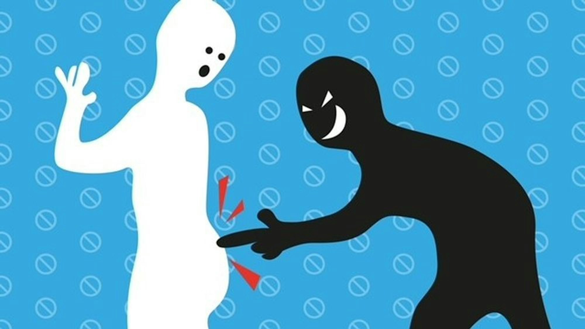 Illustration TikTok-Phänomen Arschbohrer an NRW-Schulen