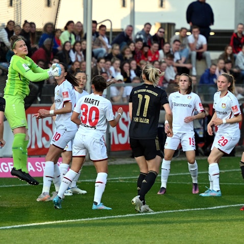 06.05.2022, Fussball-Bayer-Bayern München
TW: Friederike Repohl (Leverk)
Foto: Uli Herhaus