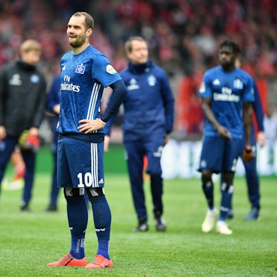 Pierre-Michel Lasogga im Trikot des Hamburger SV.