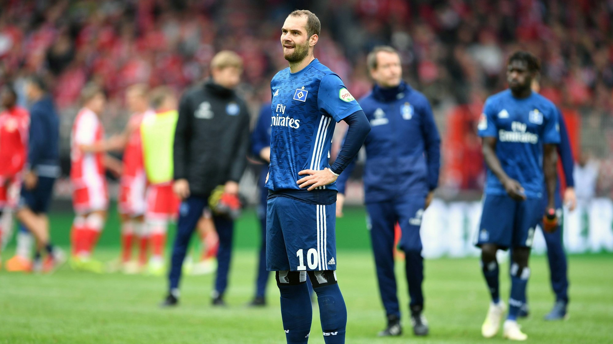 Pierre-Michel Lasogga im Trikot des Hamburger SV.