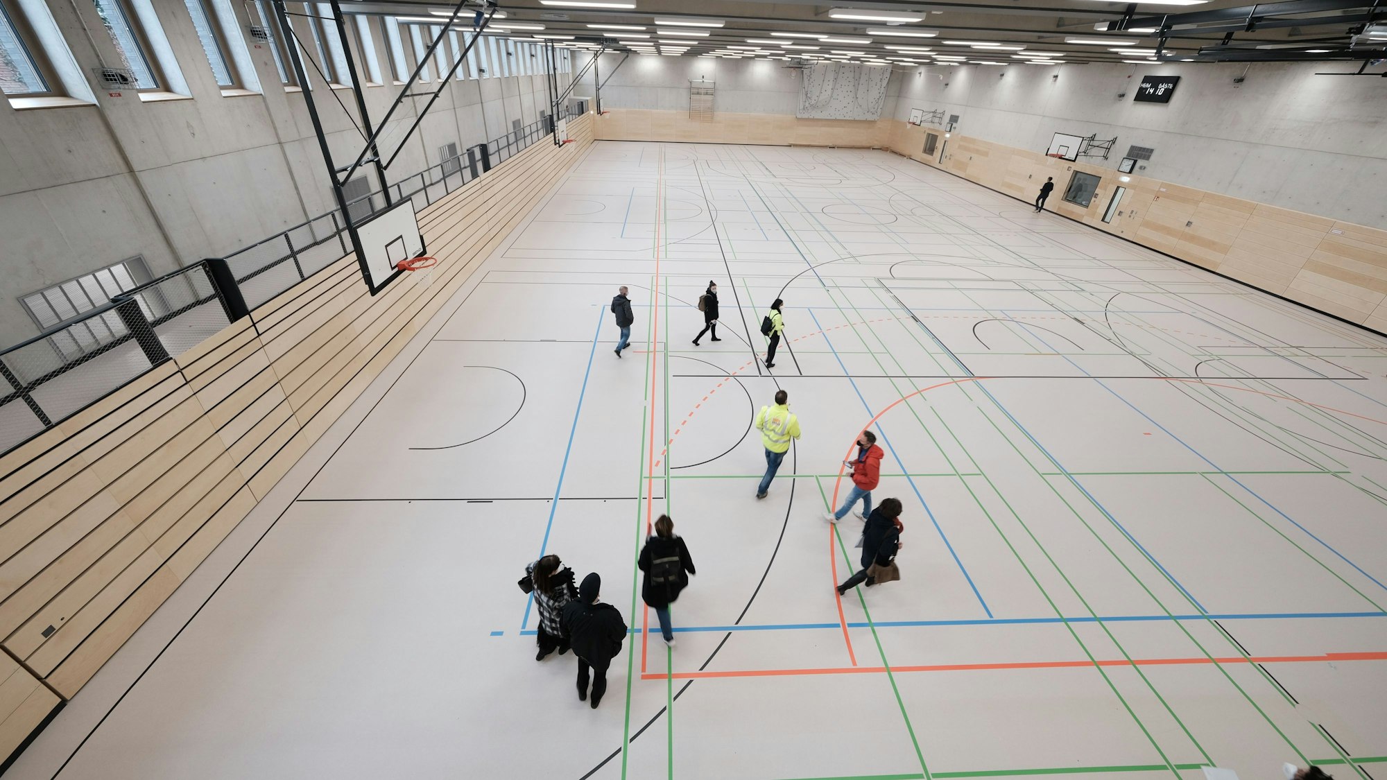 Im Hildegard-von-Bingen-Gymnasium wurde im vergangenen Jahr eine Turnhalle fertiggestellt.