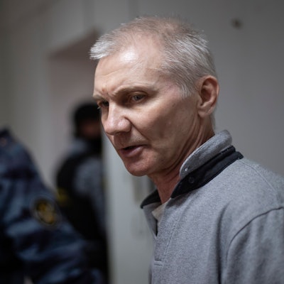 Alexej Moskaljow vor Gericht in Jefremow