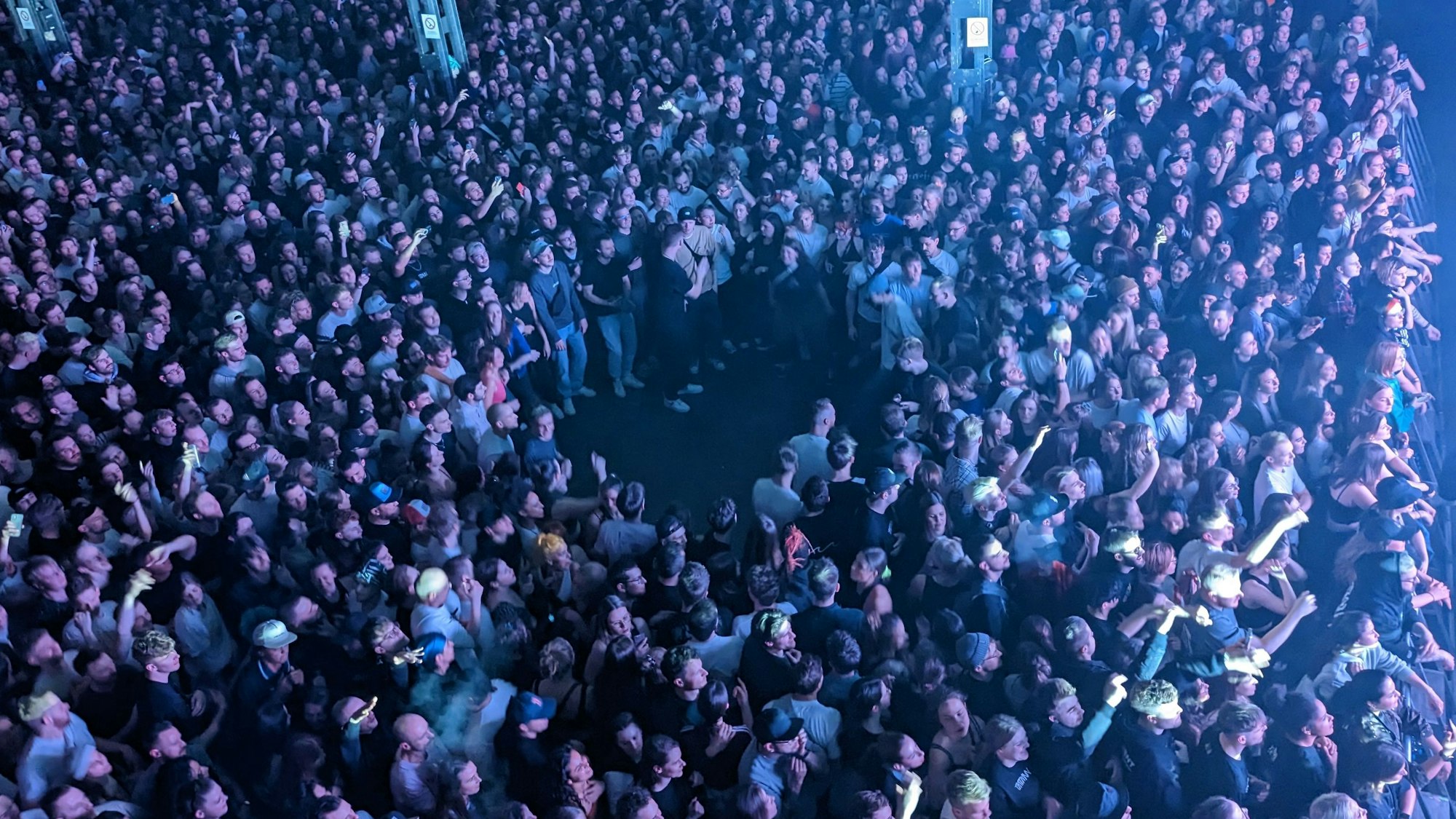 Moshpit im Publikum