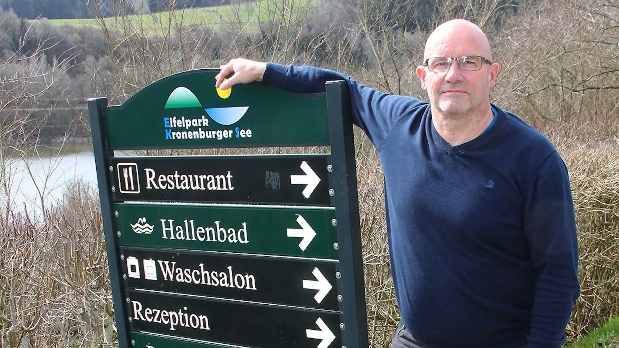 Geschäftsführer Detlef Feld Eifelpark Kronenburger See ist skeptisch, ob die Gäste in diesem Jahr wiederkommen.