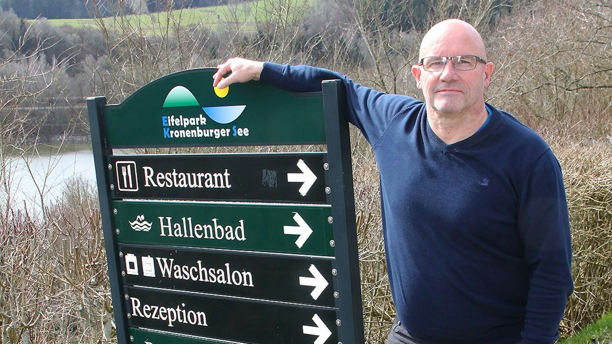 Geschäftsführer Detlef Feld Eifelpark Kronenburger See ist skeptisch, ob die Gäste in diesem Jahr wiederkommen.