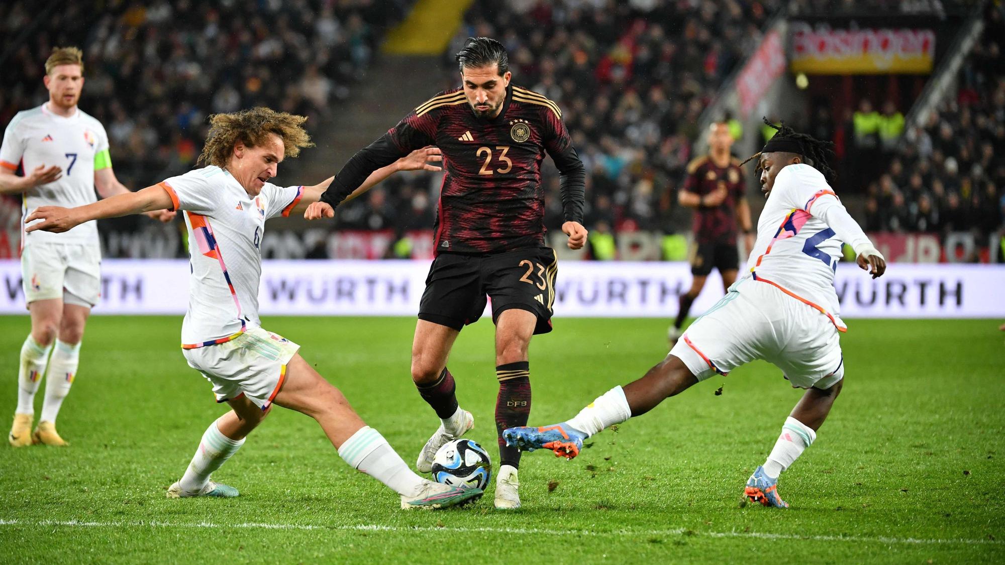 Emre Can wurde am Dienstag nach seiner Einwechslung im Spiel gegen Belgien zum Anführer der DFB-Nationalmannschaft.