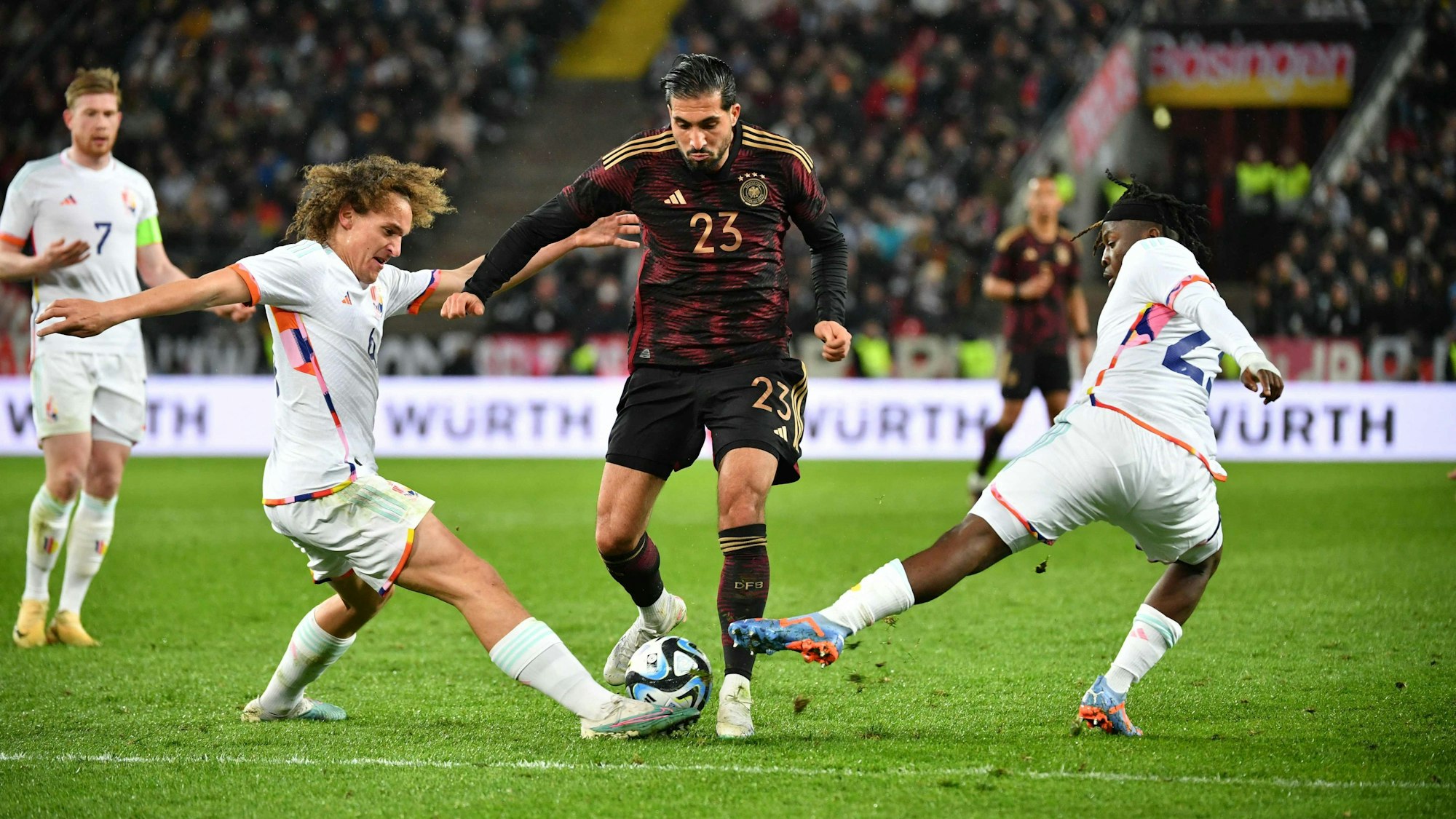Emre Can wurde am Dienstag nach seiner Einwechslung im Spiel gegen Belgien zum Anführer der DFB-Nationalmannschaft.