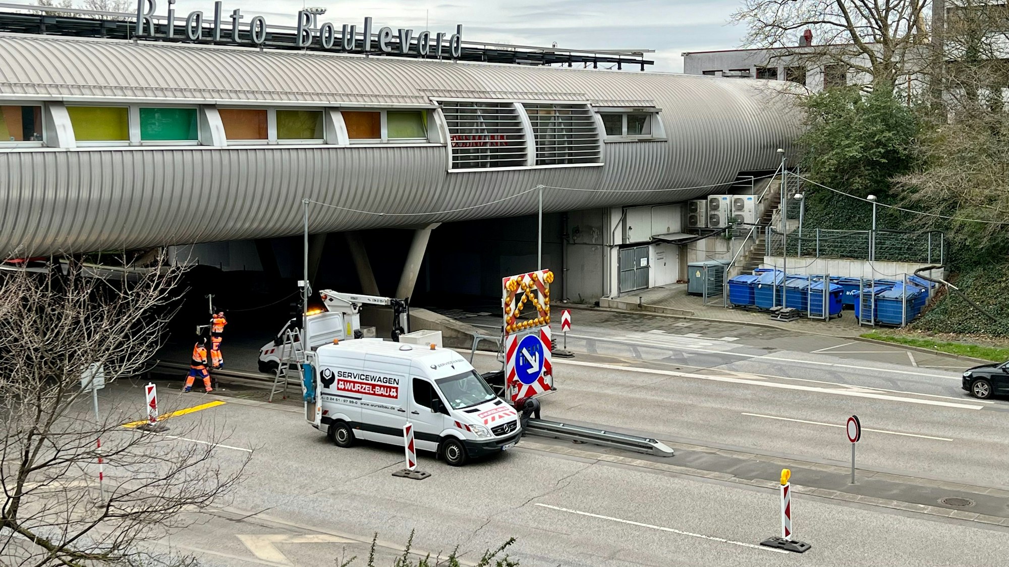 Provosorische Verkehrsführung auf dem Europaring wird vorbereitet
