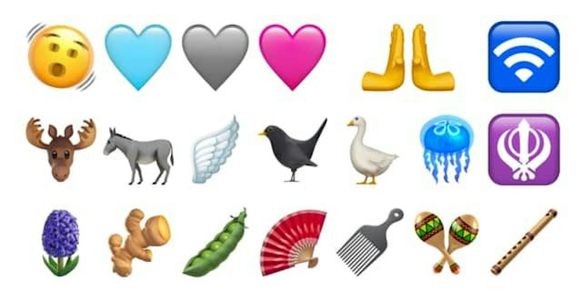 Neue Emojis für Apple-Produkte: Neue Herzen, ein Panik-Gesicht und viele andere Mini-Bildchen sind mit dem Update 16.4 für iPhone und iPad verfügbar.