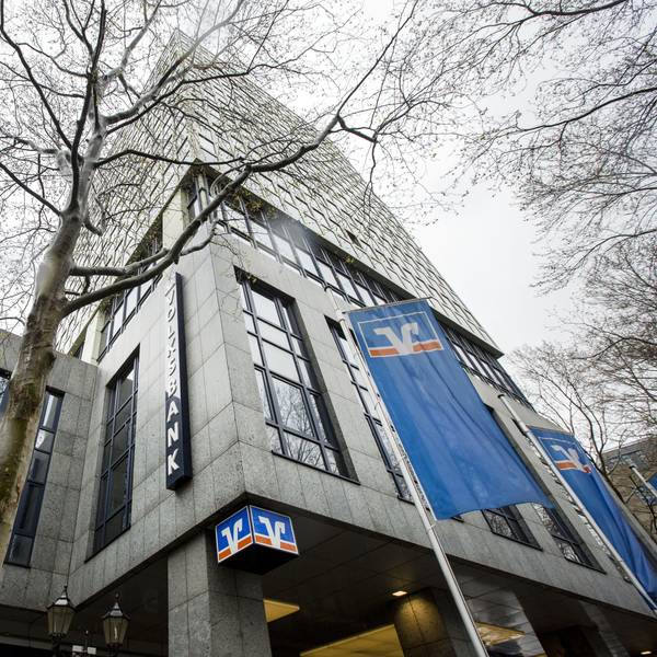 Das Büro- und Verwaltungsgebäude der Volksbank Köln Bonn