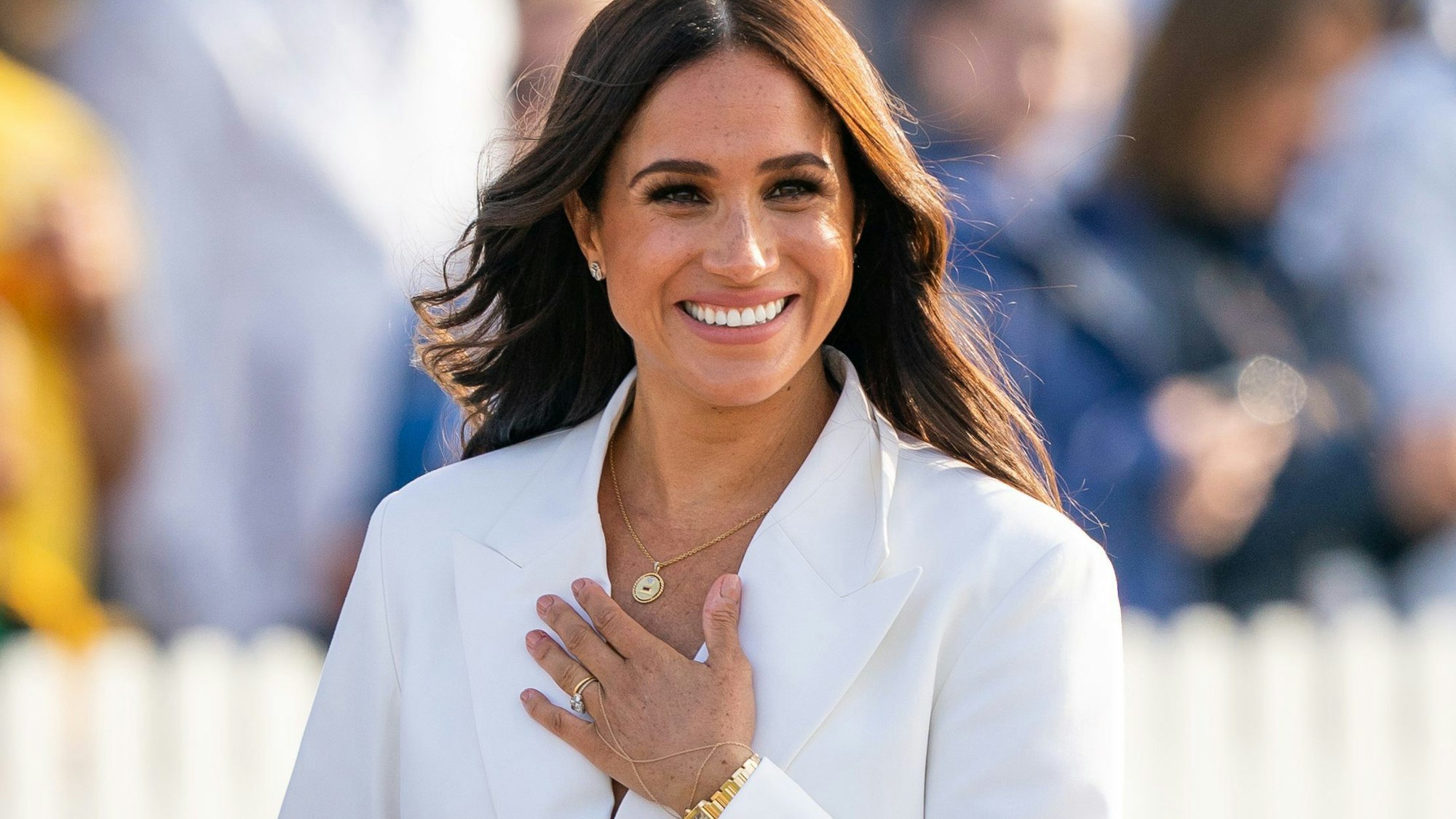 Meghan, Herzogin von Sussex, nimmt an einem Empfang der Stadt Den Haag teil.