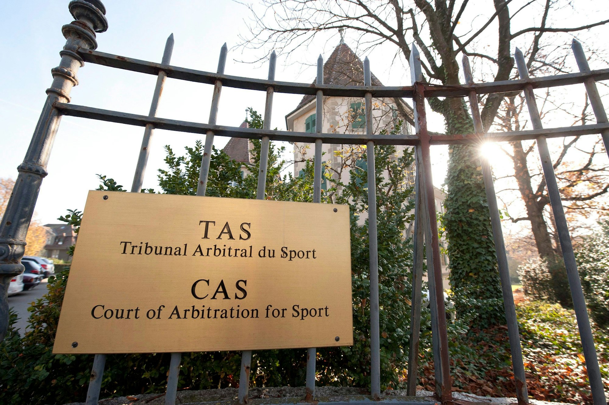 Das Château de Béthusy in Lausanne, wo der Internationale Sportgerichtshof über den Einspruch des 1. FC Köln verhandeln wird.