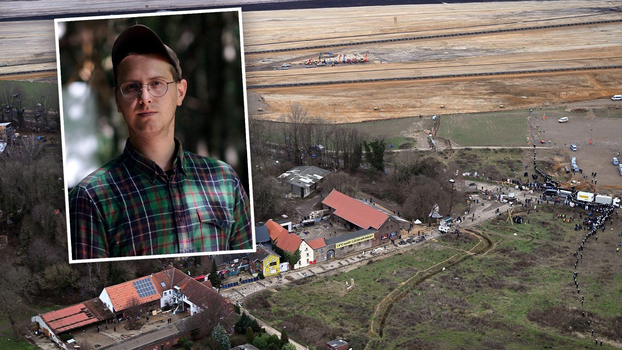 Klimaaktivist „Momo“ hat vier Jahre für Klima-Gerechtigkeit in NRW gekämpft, zuletzt in Lützerath (Hintergrund)