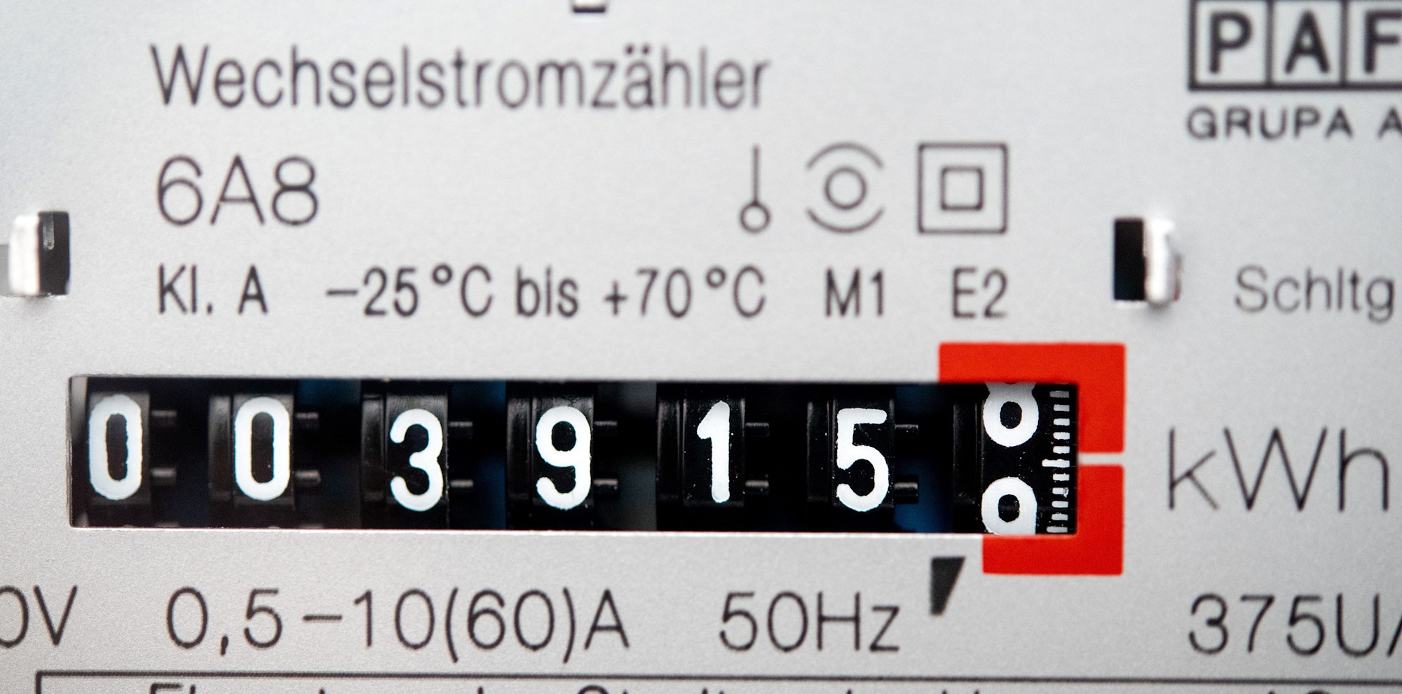 Symbolbild eines Zählerstands.