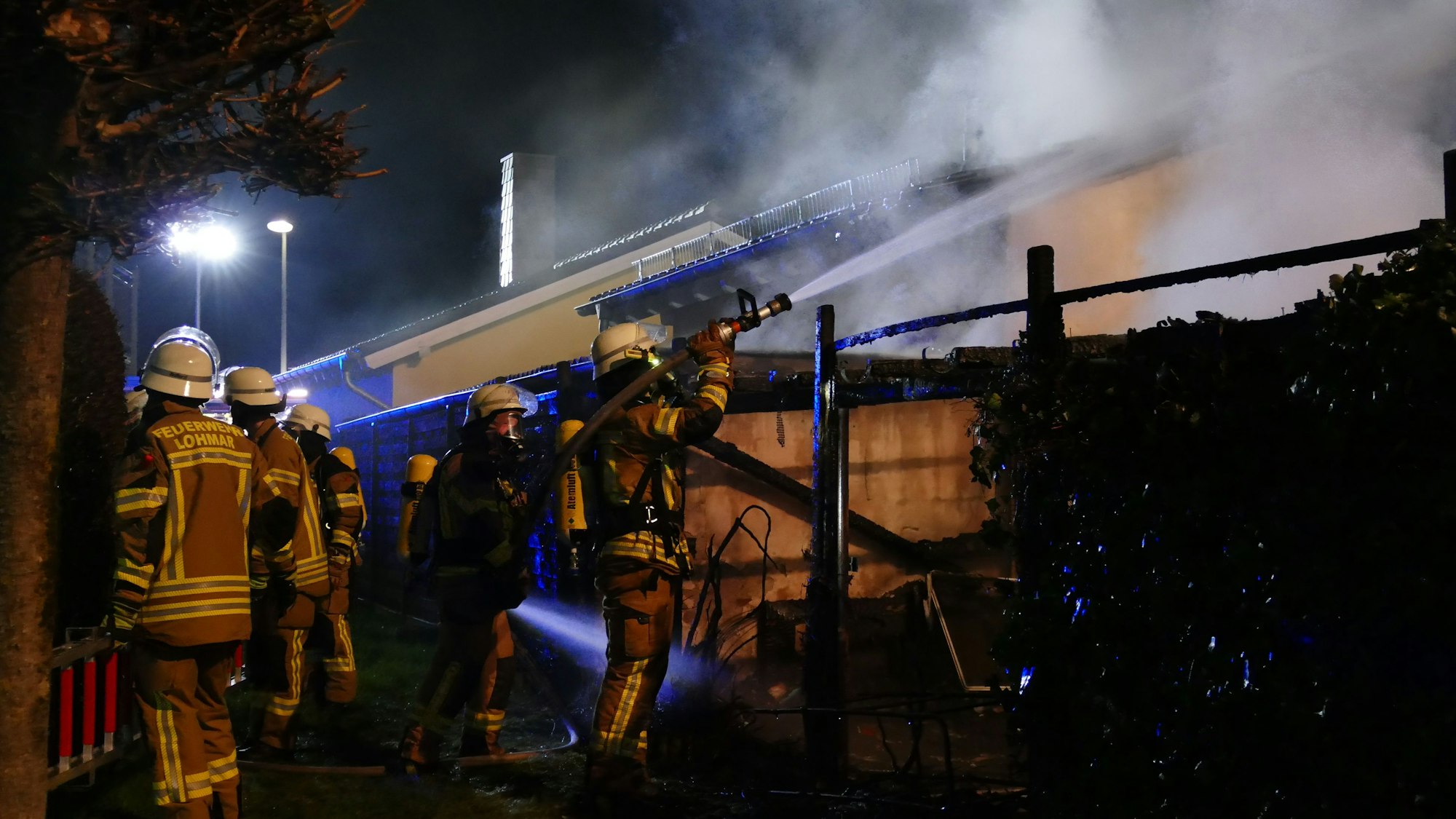 Haus in Wahlscheid durch Feuer zerstört