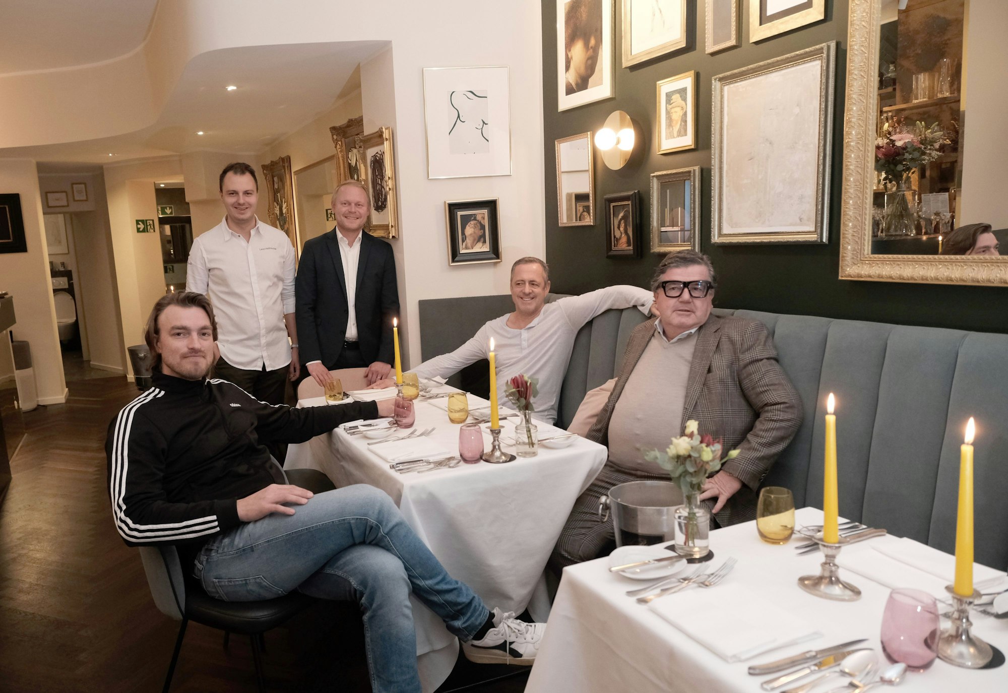 Das Team des „La Societé“ im Restaurant
