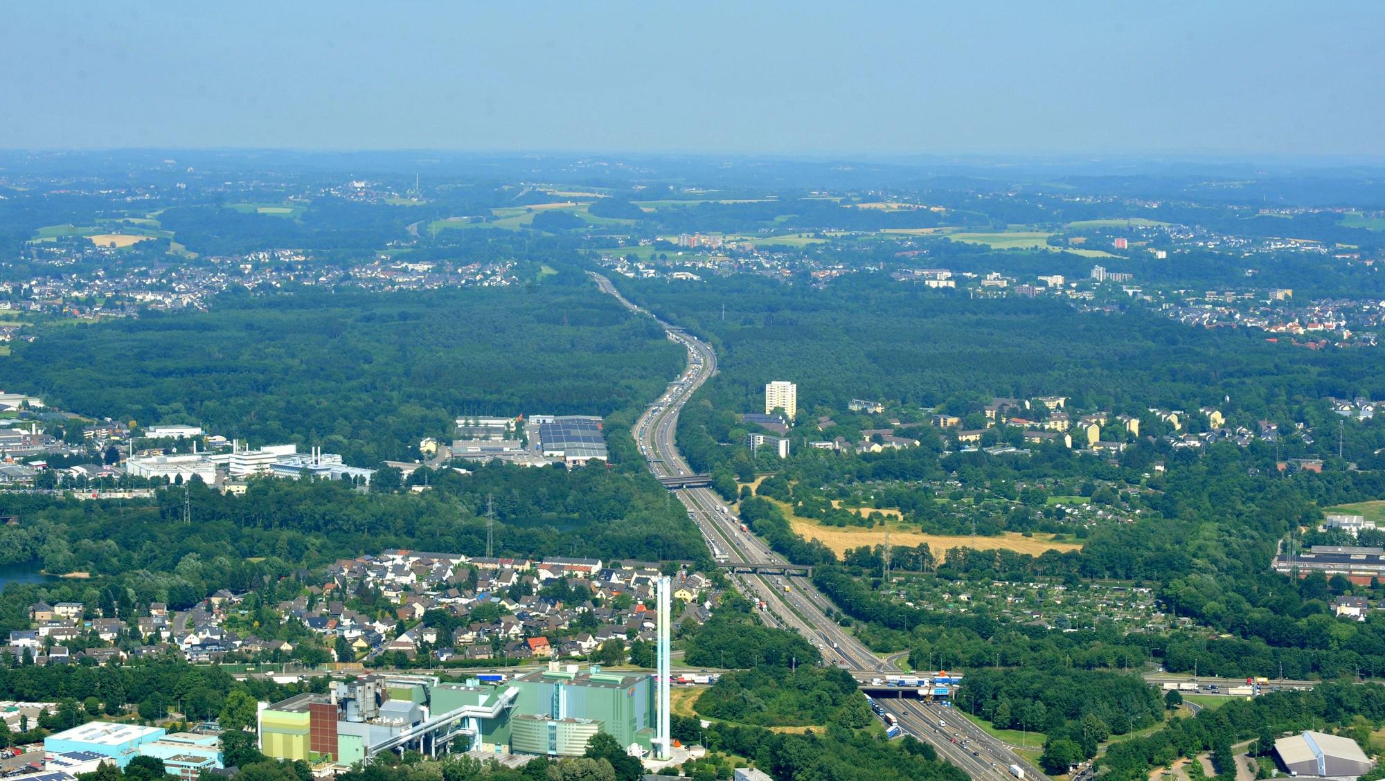 Bürgerbusch Luftbild