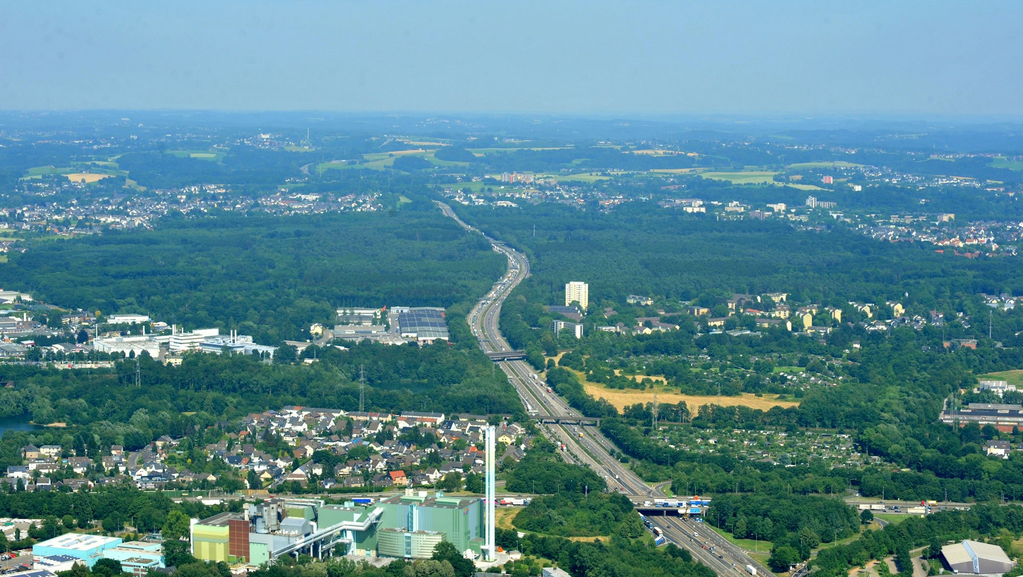 Bürgerbusch Luftbild