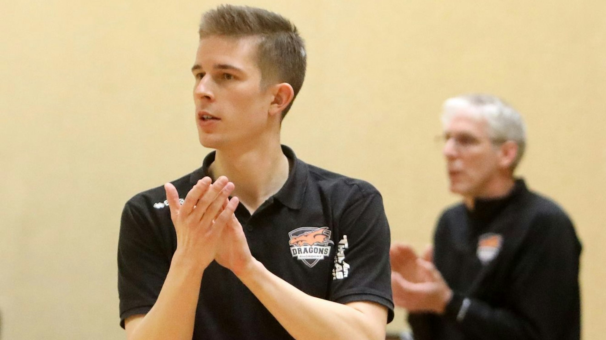 Julius Thomas (vorne) und Martin Otto von den Dragons Rhöndorf