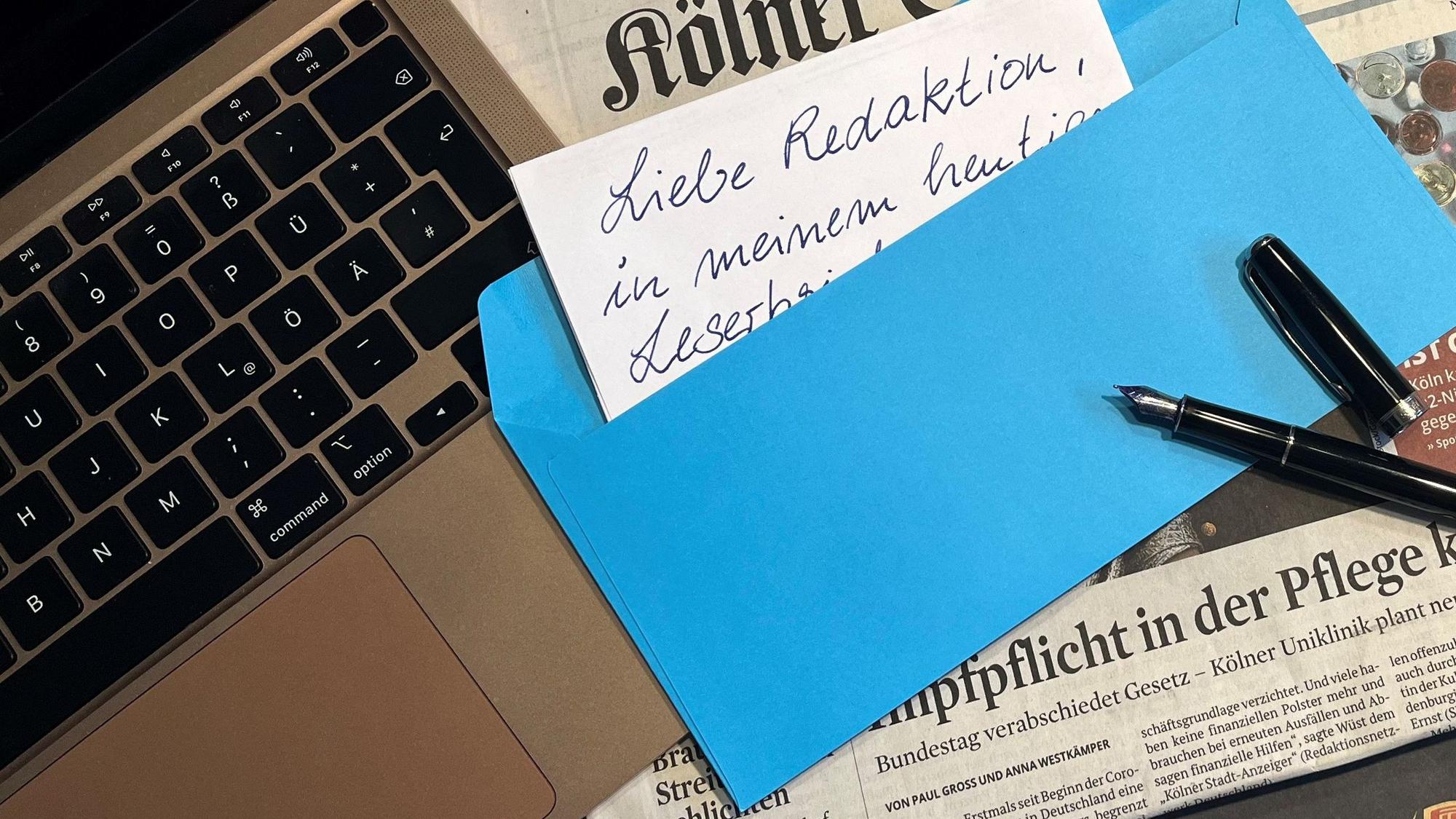 Per Laptop oder Füller – wir freuen uns auf Ihre Leserbriefe.