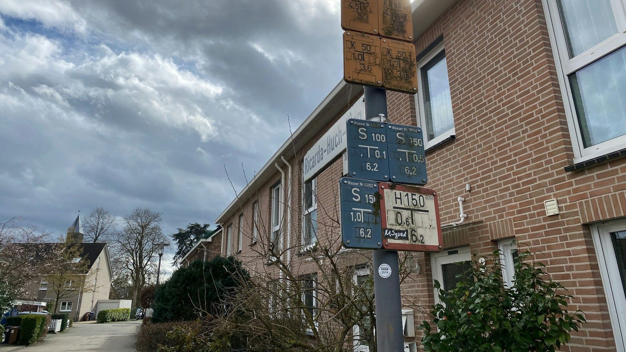 Straßenschild auf der Sophie-Scholl-Straße