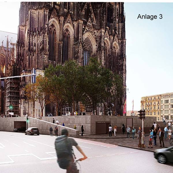 So soll der Dom-Sockel nach der Neugestaltung aussehen.