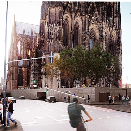 So soll der Dom-Sockel nach der Neugestaltung aussehen.