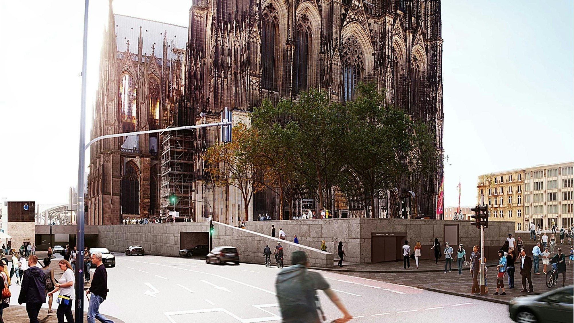 So soll der Dom-Sockel nach der Neugestaltung aussehen.