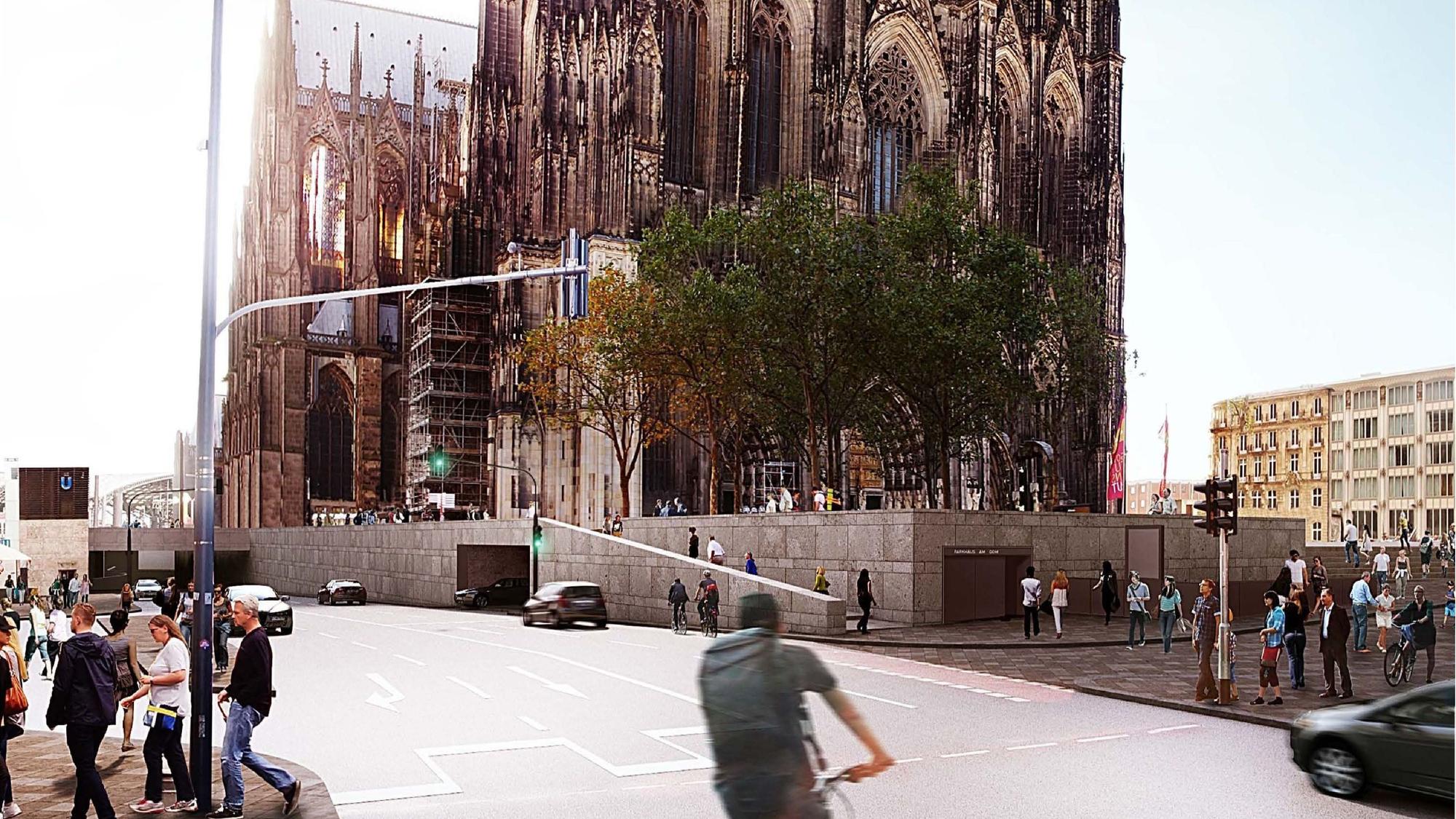 So soll der Domsockel nach der Neugestaltung aussehen.