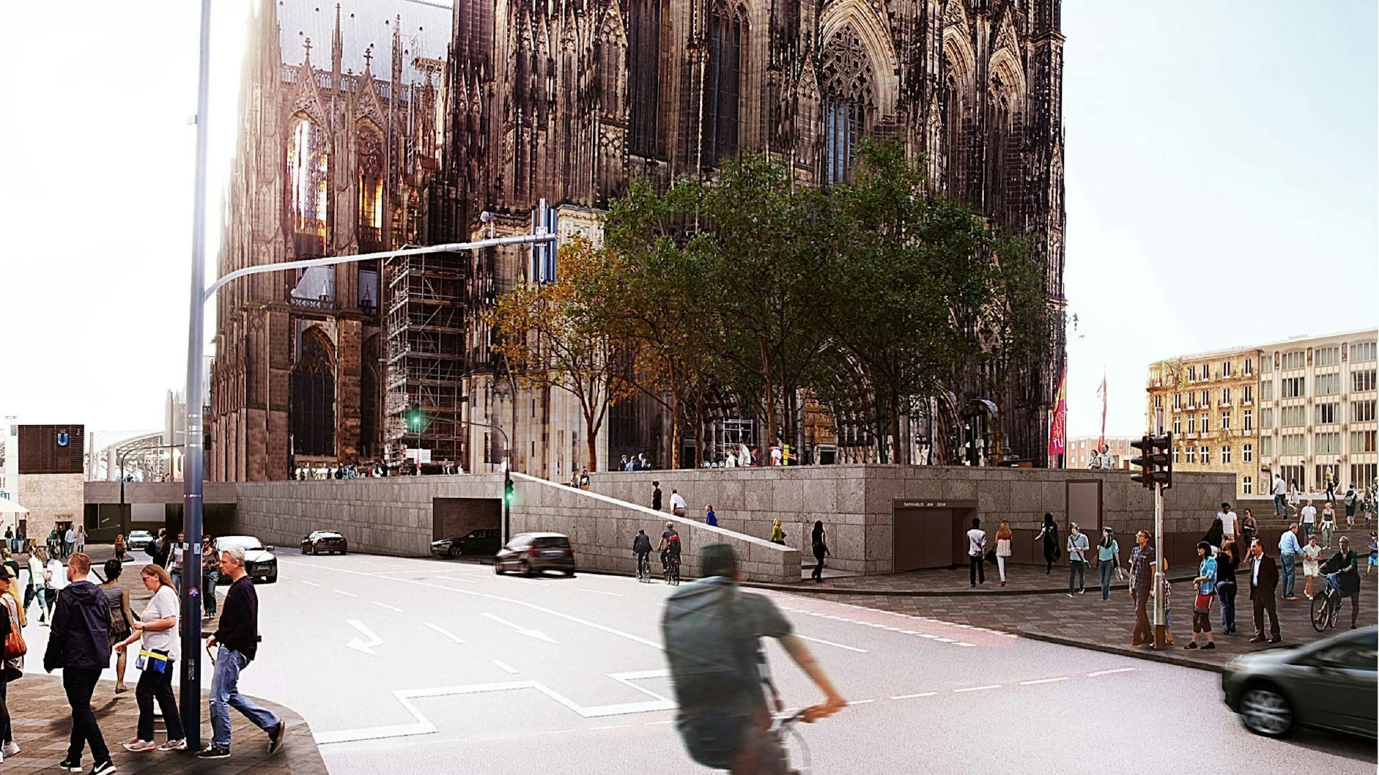 So soll der Dom-Sockel nach der Neugestaltung aussehen.