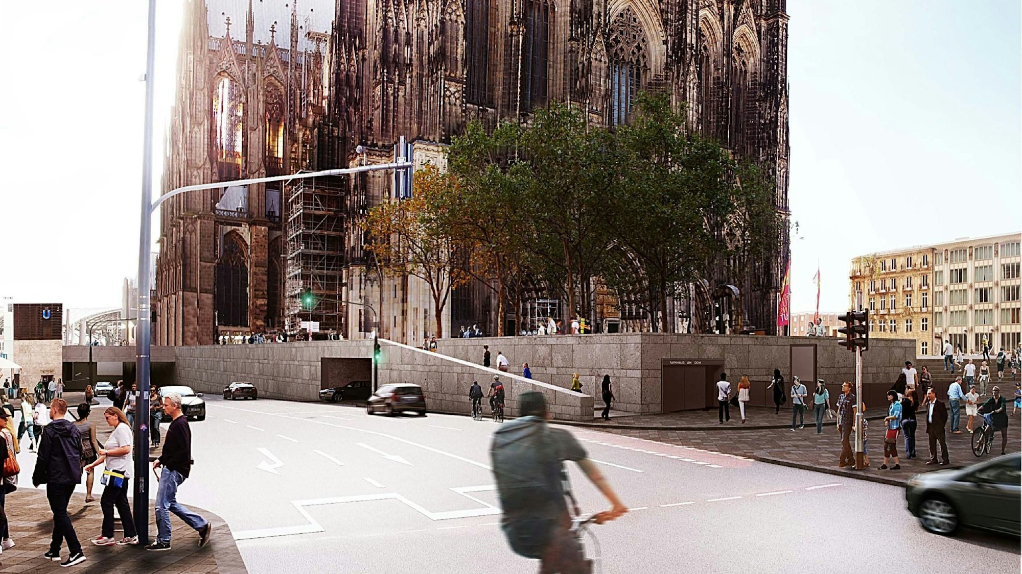 So soll der Dom-Sockel nach der Neugestaltung aussehen.