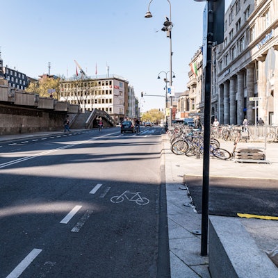 Das Bild zeigt die Trankgasse in der Kölner Altstadt.