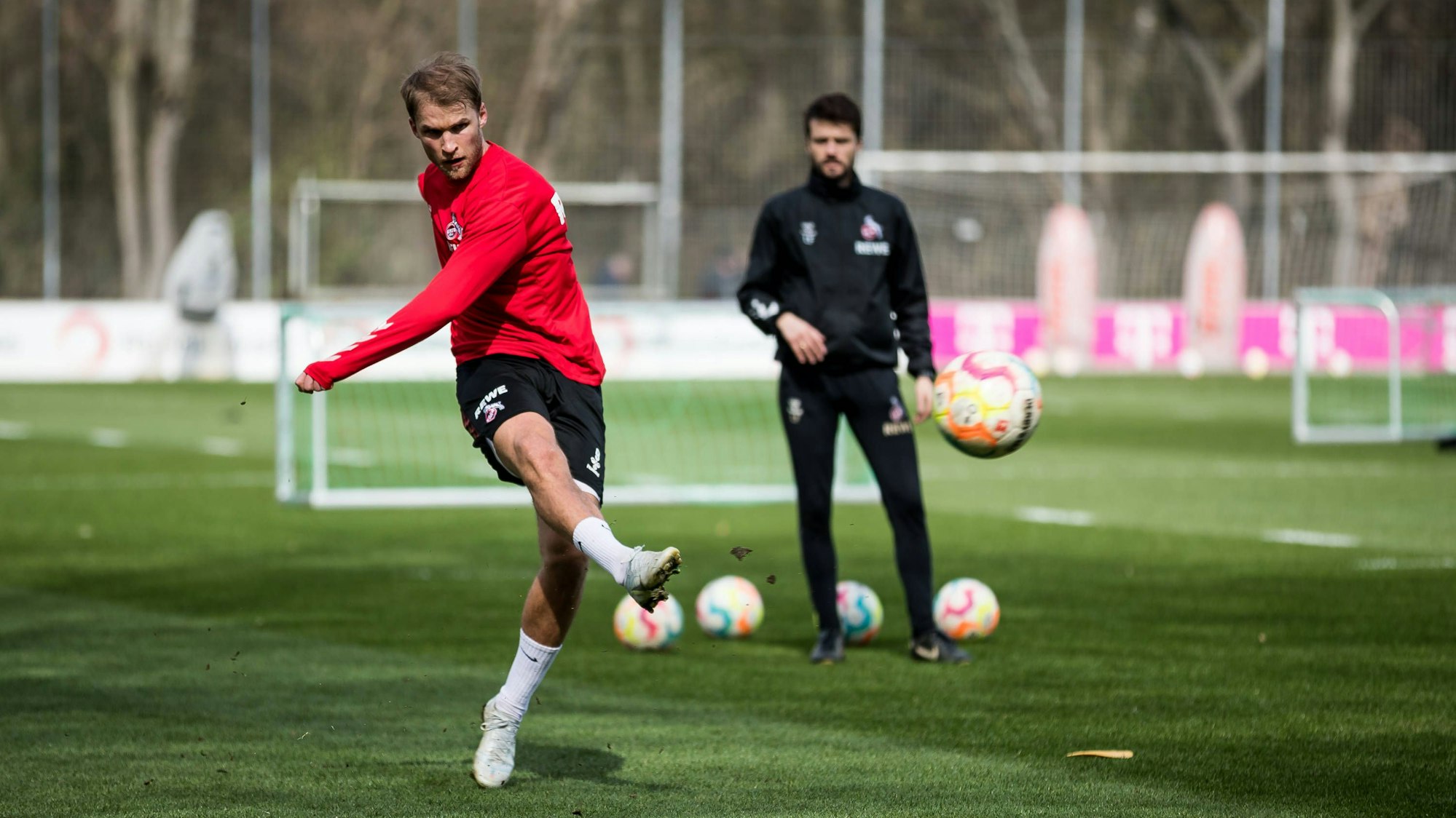 Sebastian Andersson im Training am Geißbockheim