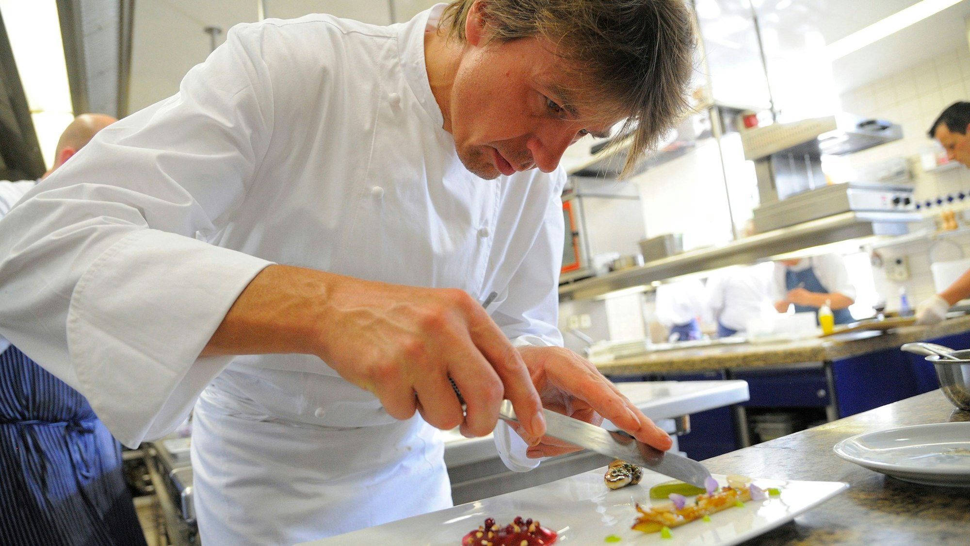 04.04.2023 Joachim Wissler ist Koch der Zwei-Sterne-Küche im Restaurant Vendome im Grandhotel Schloss Bensberg.