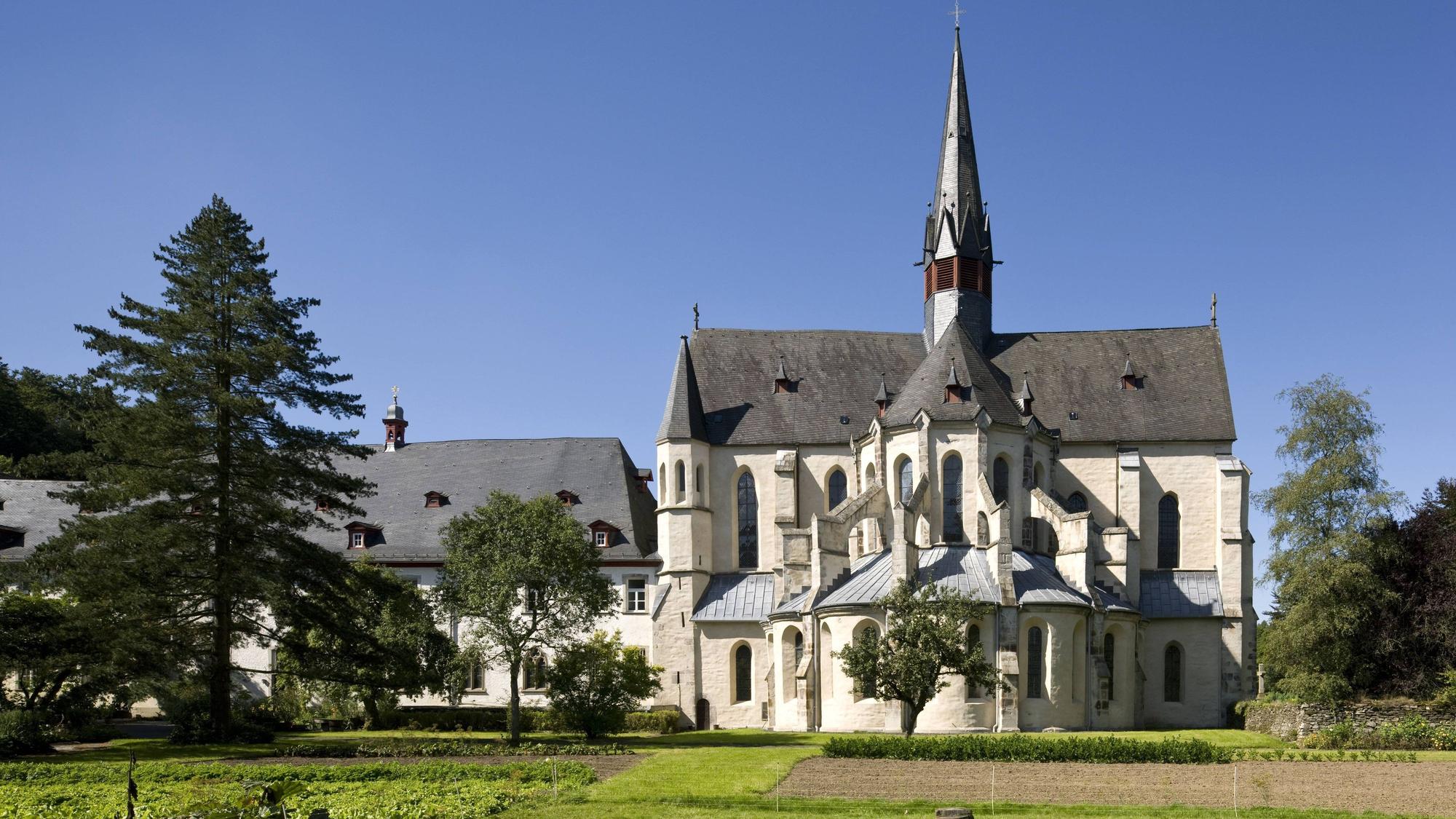 Die Zisterzienserabtei Marienstatt hat auch einen schönen Klostergarten
