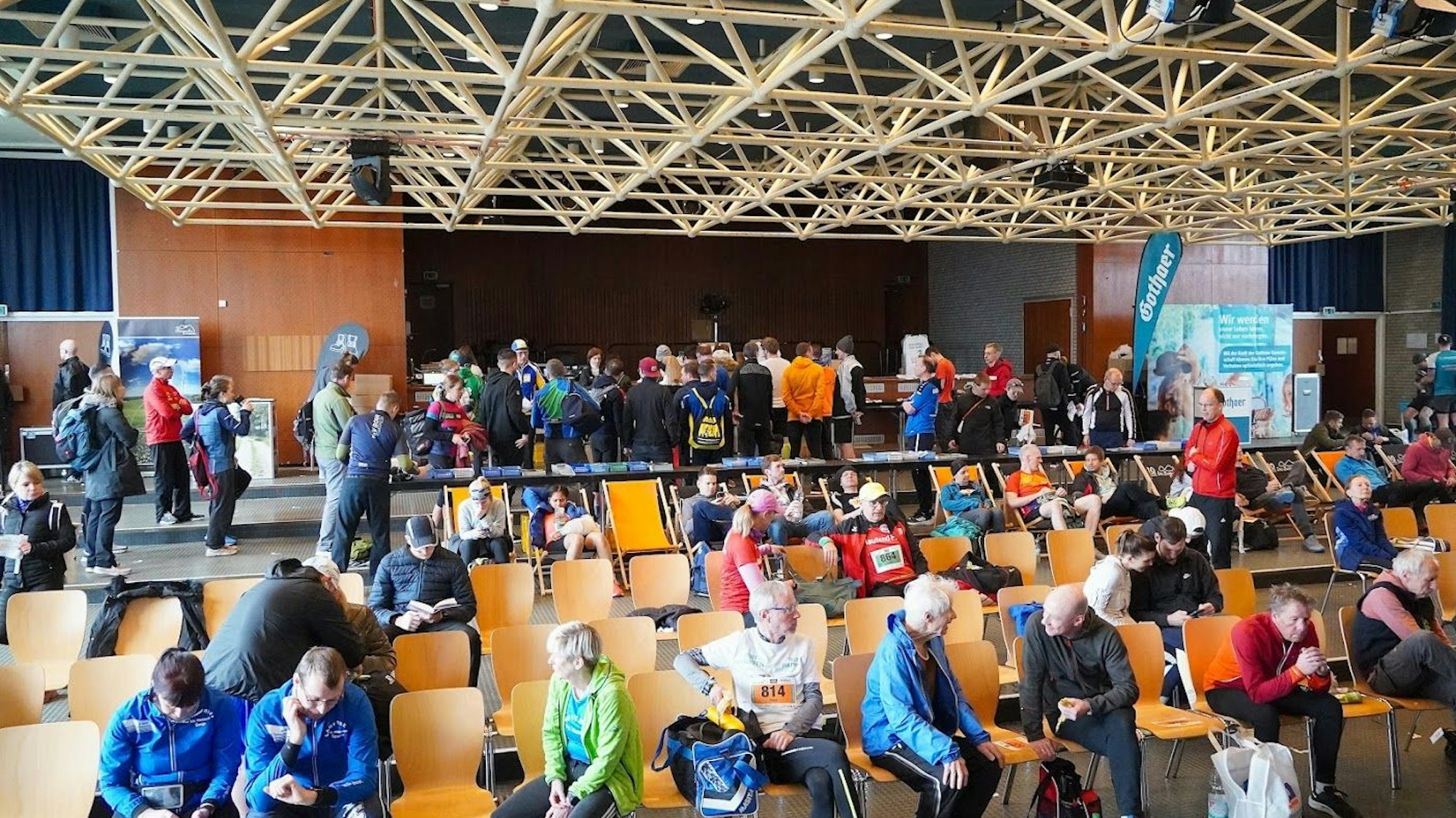 Die Aula des Albertus-Magnus-Gymnasiums ist das Veranstaltungszentrum.