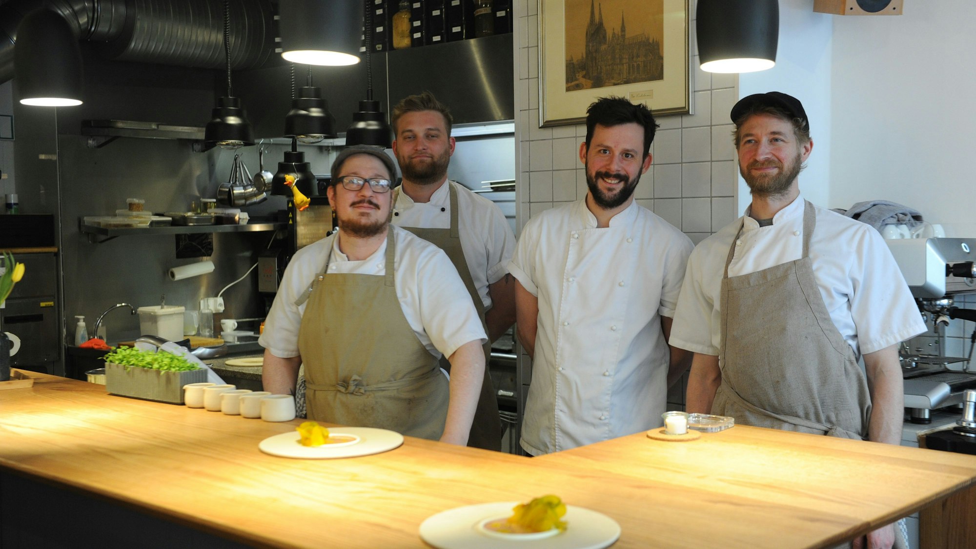 Küchenchef Enrico Sablotny und sein Pottkind-Team