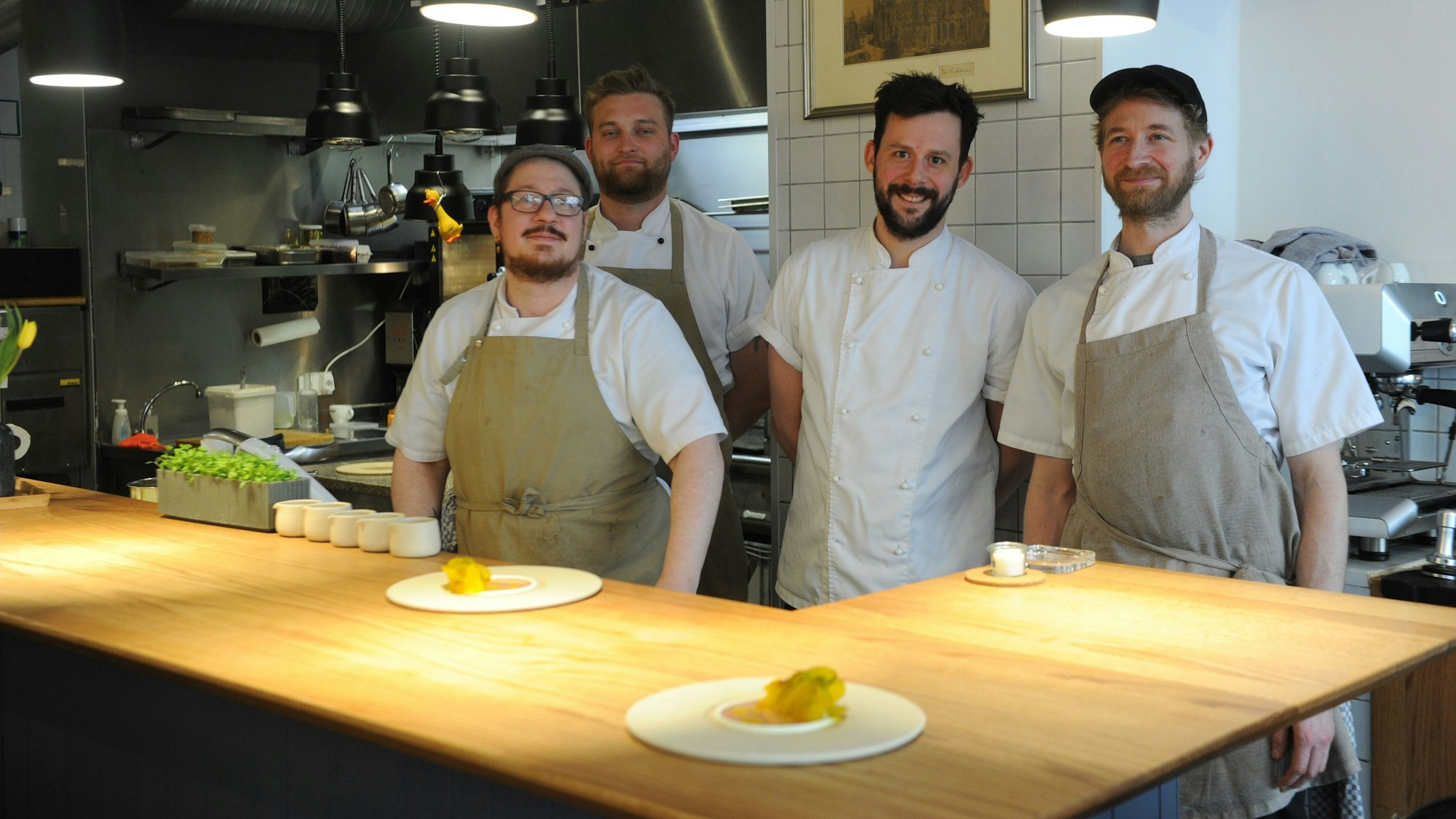 Restaurant Pottkind: Küchenchef Enrico Sablotny und Team