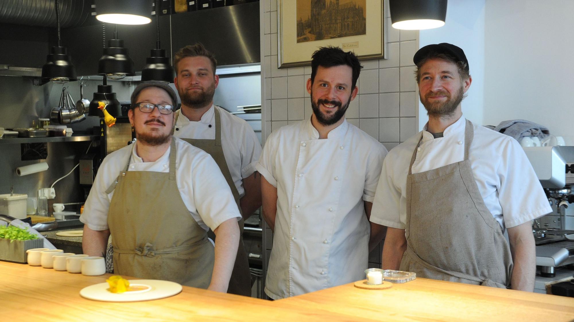 Küchenchef Enrico Sablotny und Team