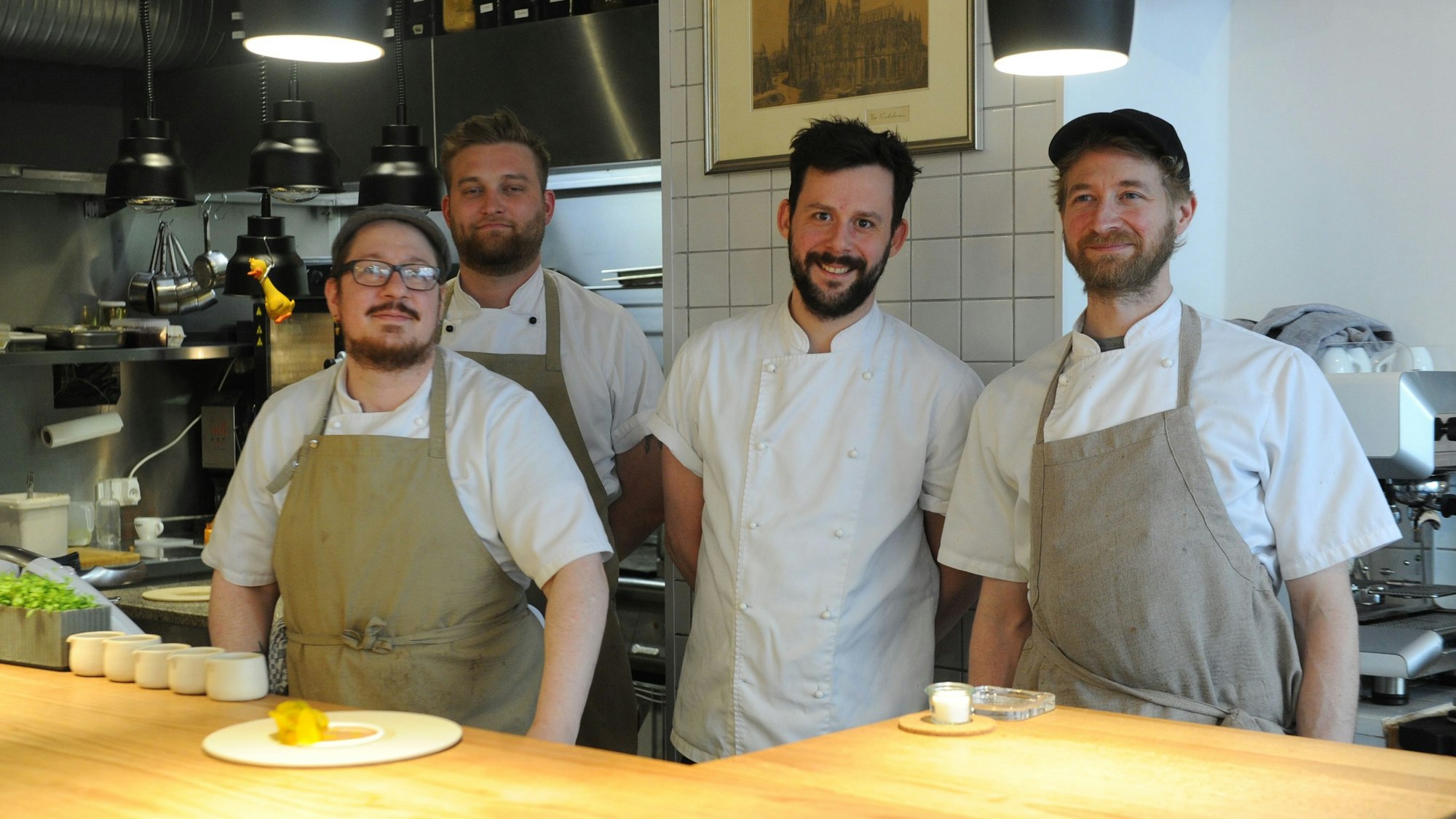 Küchenchef Enrico Sablotny und Team