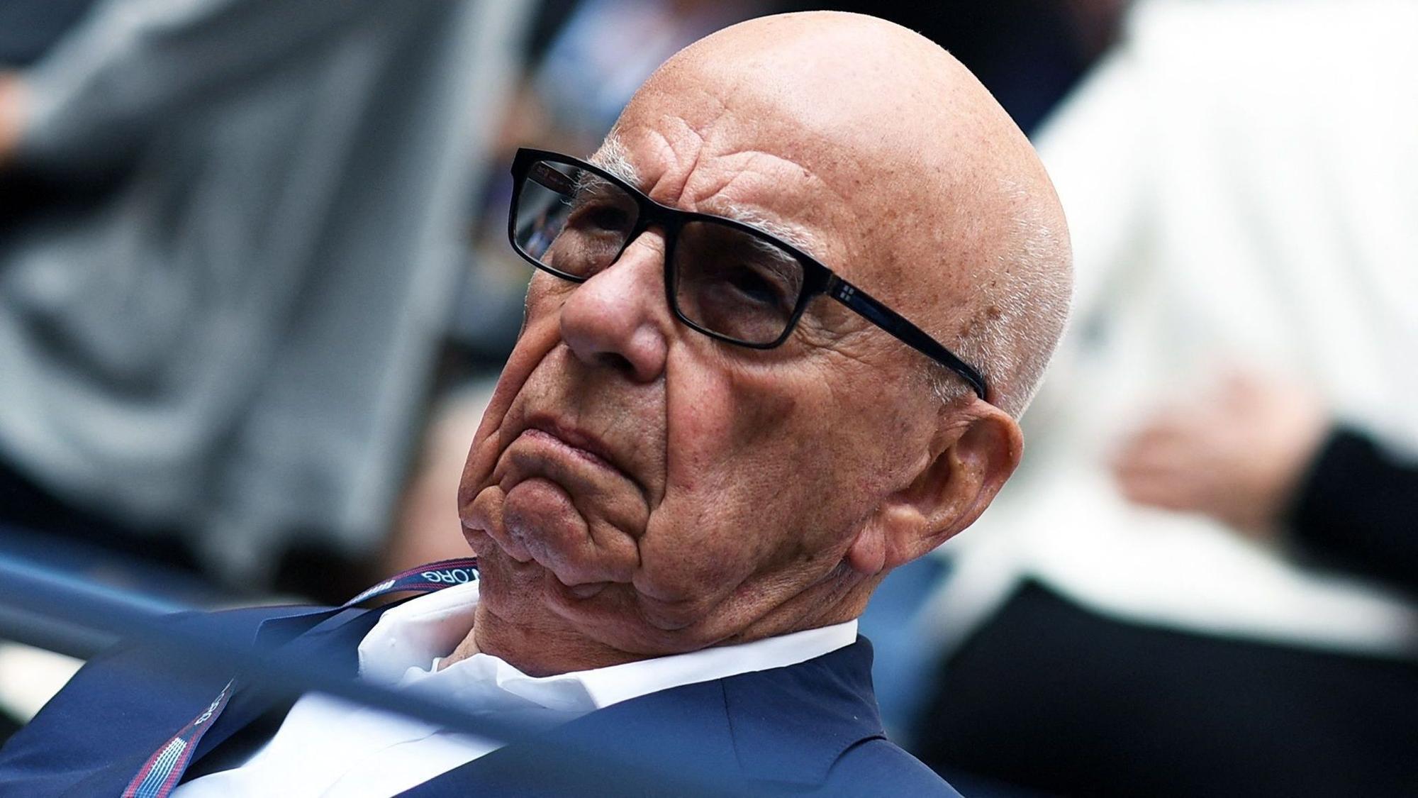 Es ist der Medienmogul Rupert Murdoch zu sehen.