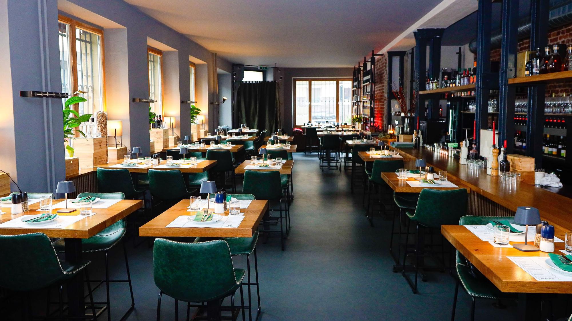 Das Ambiente im „Mercato“ ist gediegen, ein bisschen chic, ein bisschen romantisch.