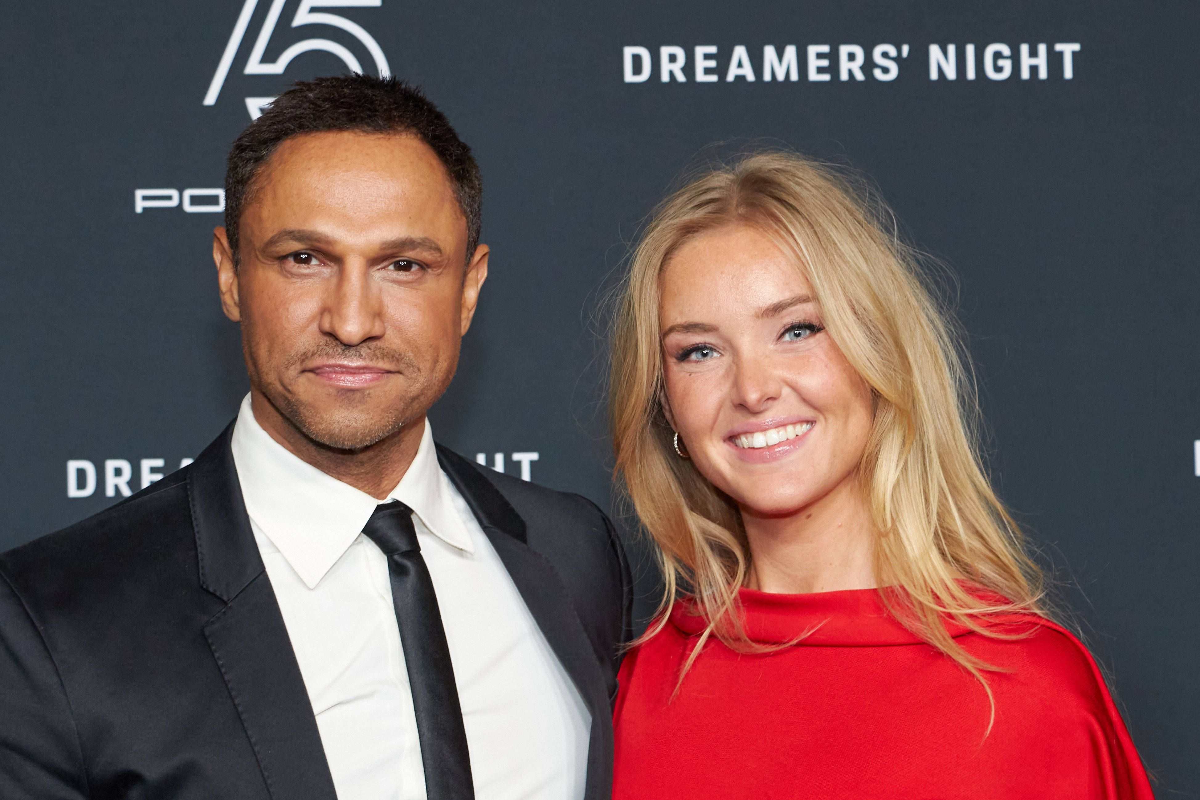 Daniel Aminati mit Ehefrau Patrice Eva bei einem Auftritt bei der Dreamers Night im DRIVE Volkswagen Group Forum Berlin am 25.01.2023.