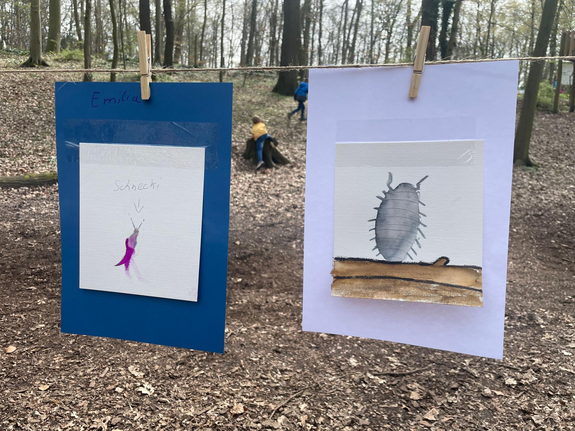 Bilder der Grundschüler, die am Leverkusener Plein Air Kinderfestival 2023 teilgenommen haben.