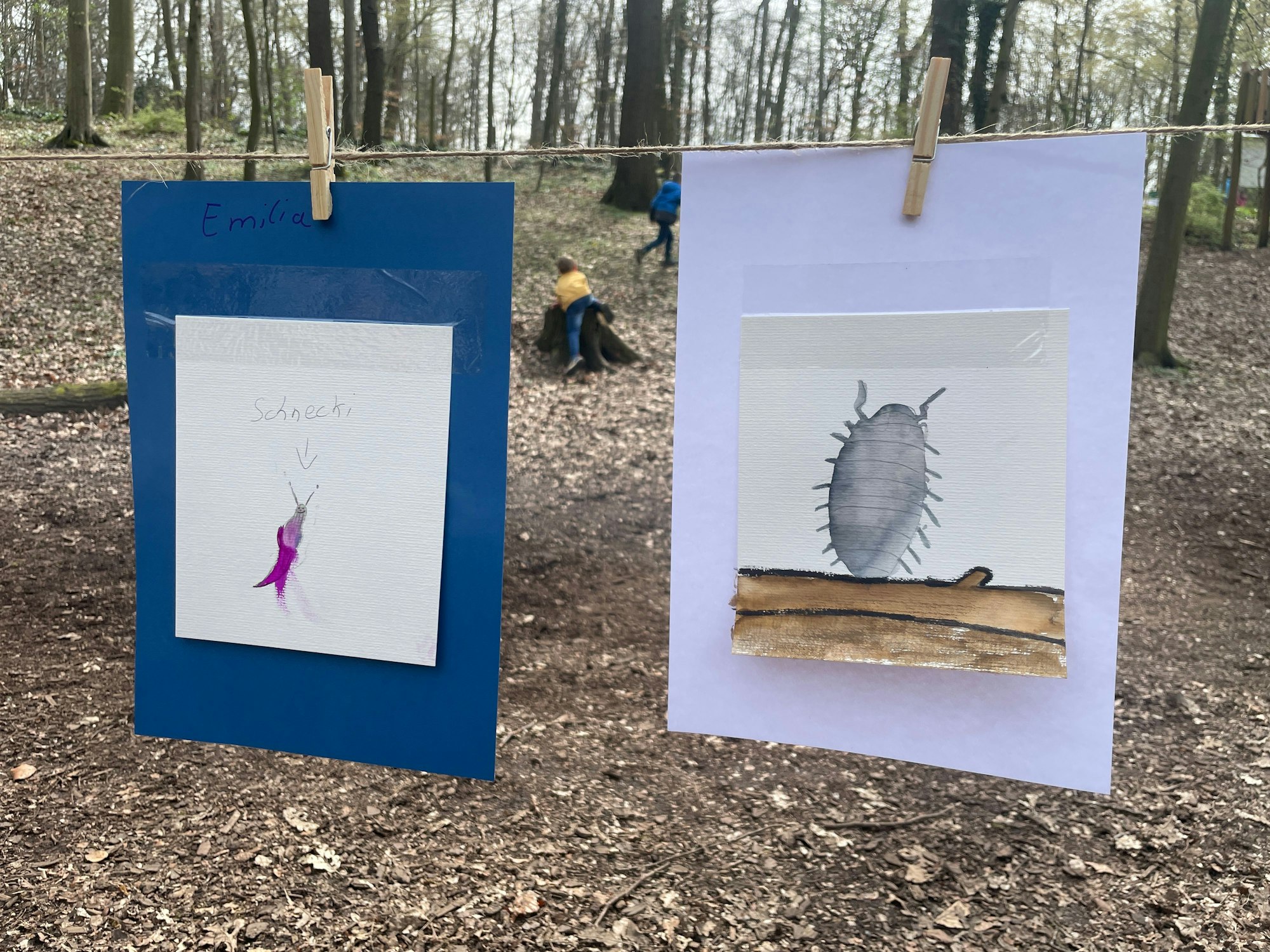 Bilder der Grundschüler, die am Leverkusener Plein Air Kinderfestival 2023 teilgenommen haben.