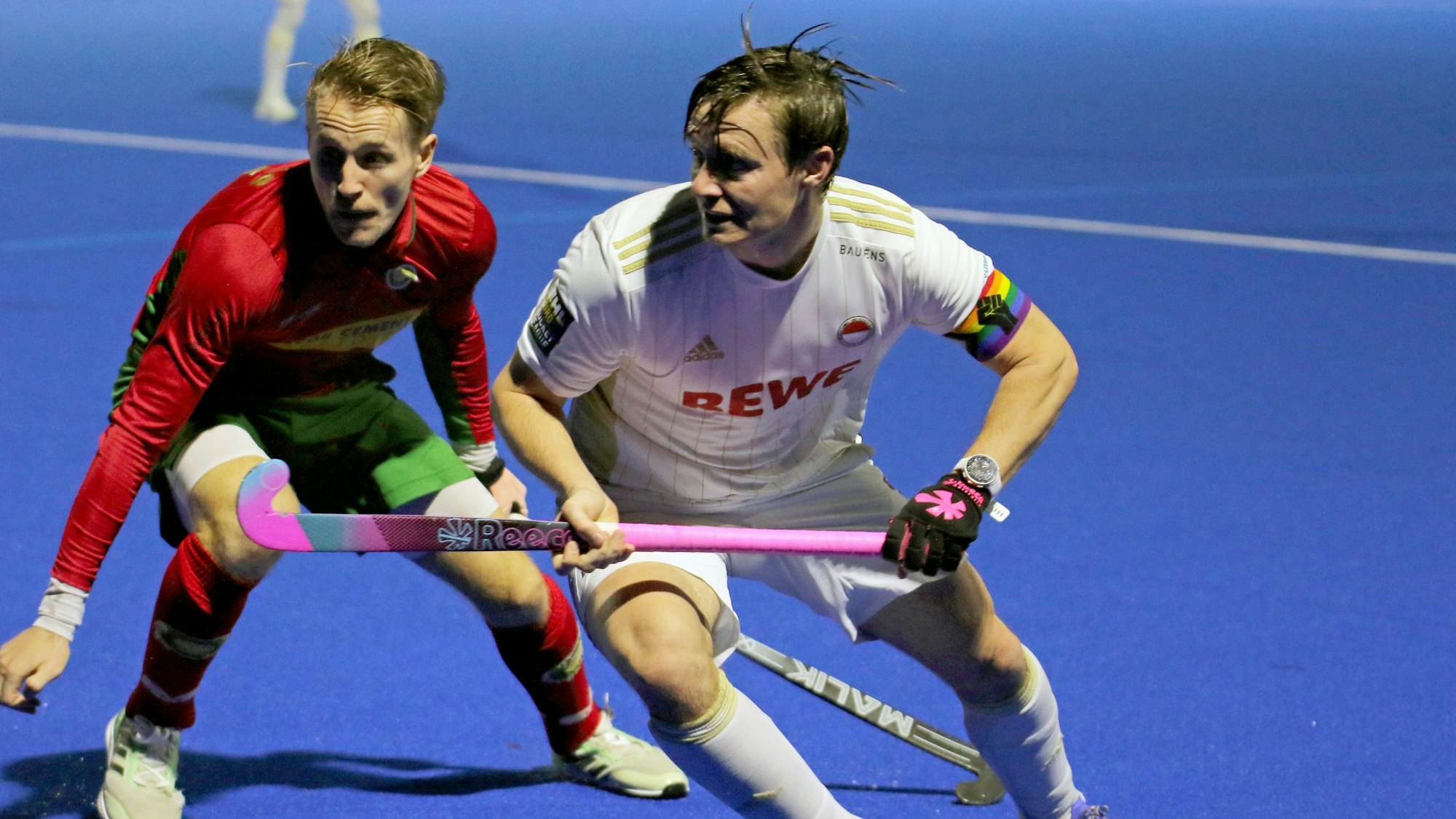 Mats Grambusch (r.) zählte zu den Kölner Torschützen im Europapokal-Halbfinale. (Archivfoto)