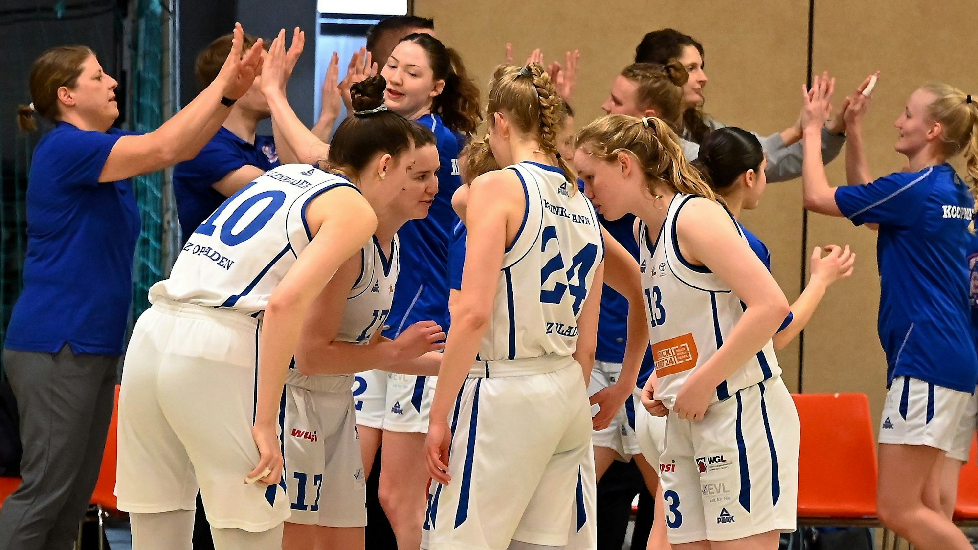 08.04.2023, Basketball-BBZ Opladen-USC Freiburg 2
BBZ Opladen
Foto: Uli Herhaus