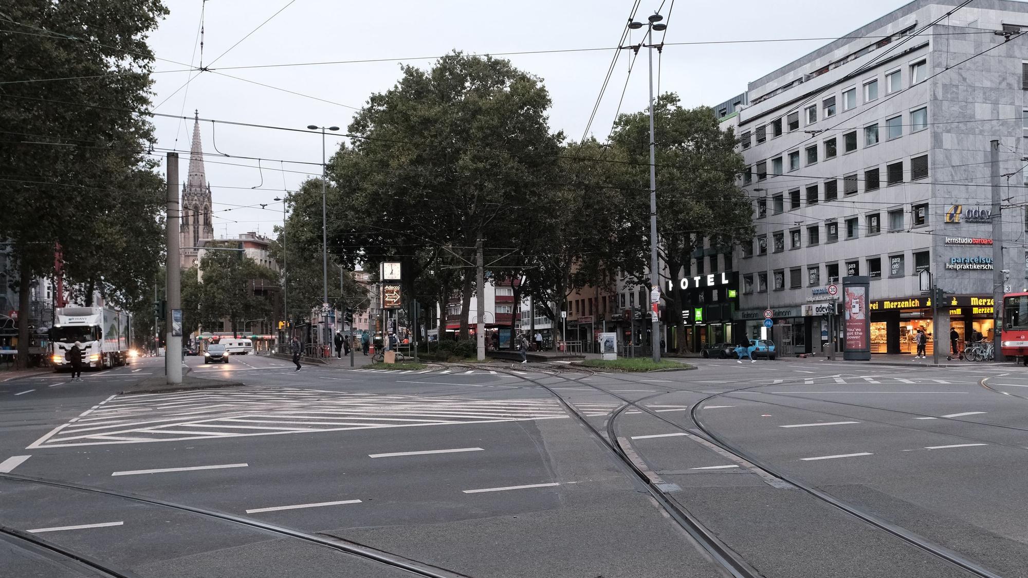 Der Barbarossaplatz in Köln