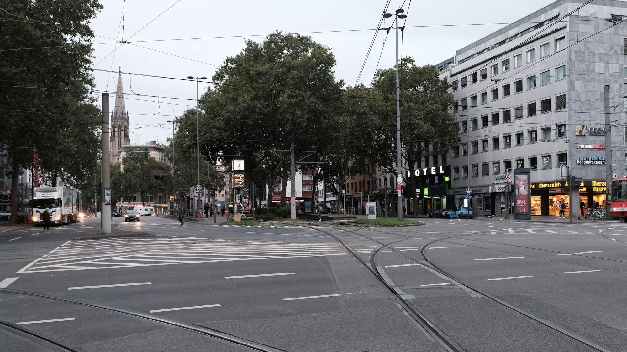 Der Barbarossaplatz in Köln